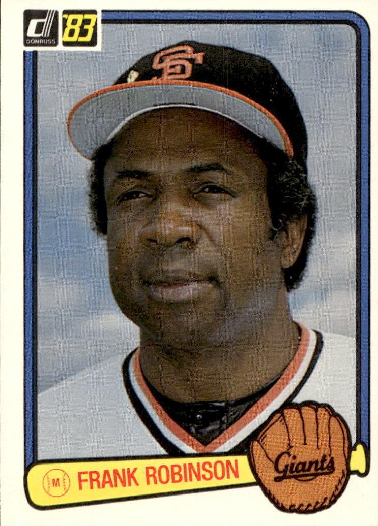 1983 Donruss Baseball Frank Robinson #564