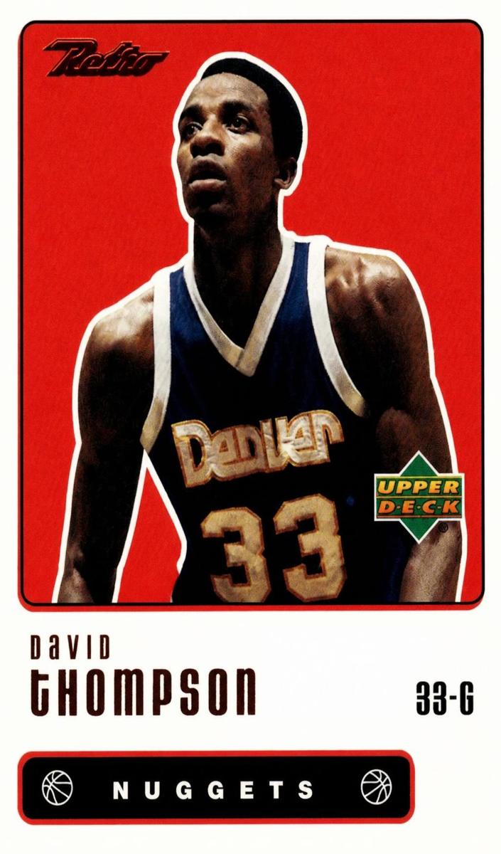 1999 Upper Deck Retro Basketball David Thompson #33