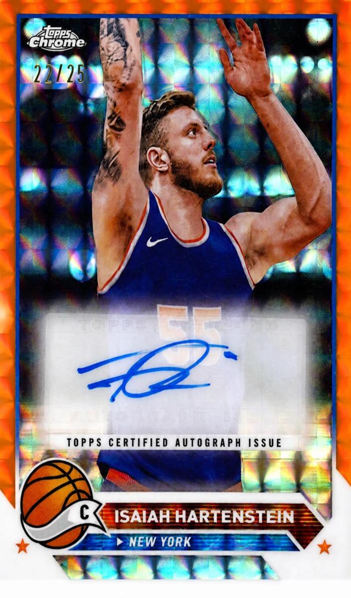2023 Topps Chrome Basketball Refractor Isaiah Hartenstein #CG-IH