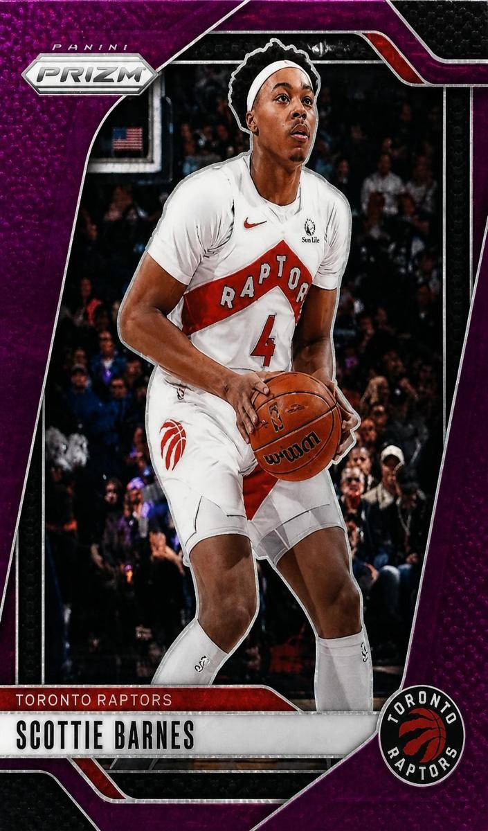 2024 Panini Prizm Basketball Purple Pulsar Scottie Barnes #16