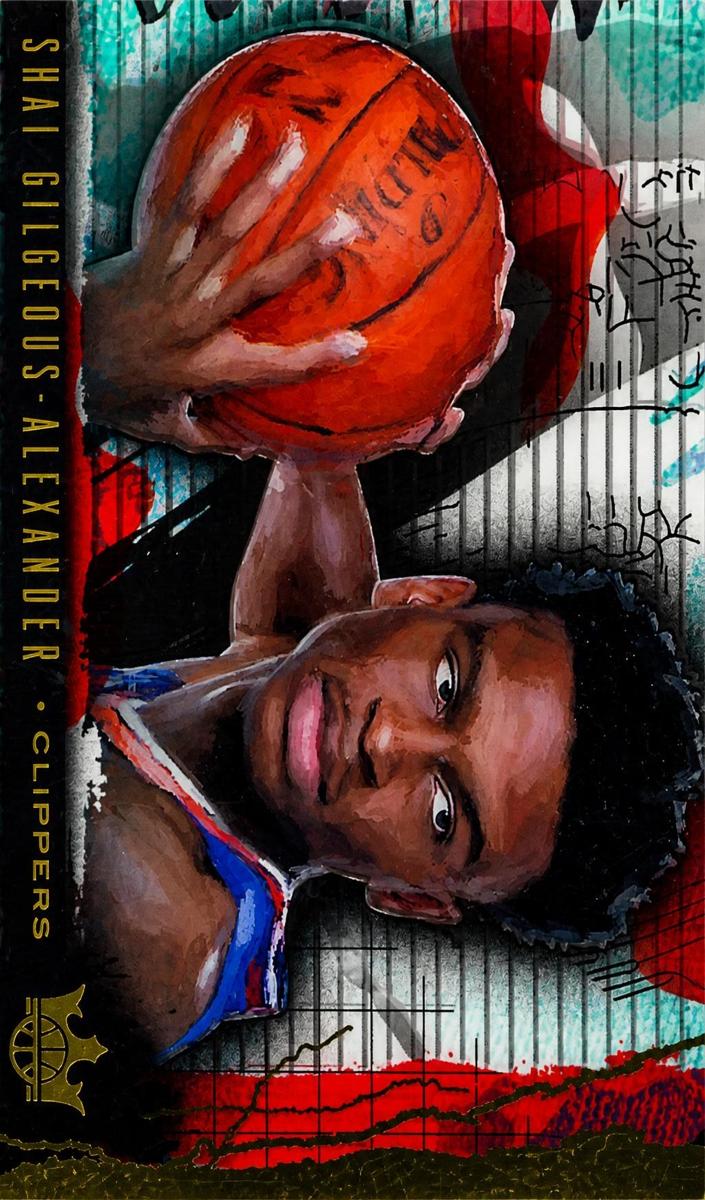 2018 Panini Court Kings Basketball Shai Gilgeous-Alexander #3 PSA 9