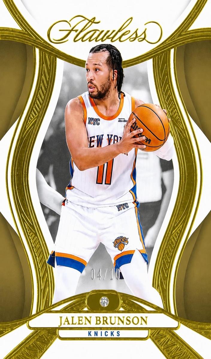 2024 Panini Flawless Basketball Gold Jalen Brunson #4