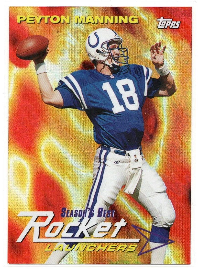 1999 Topps Chrome Football Peyton Manning #SB10 PSA 10