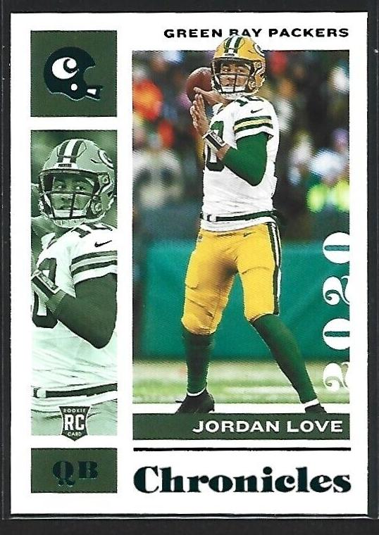2020 Panini Chronicles Football Teal Jordan Love #38 PSA 9
