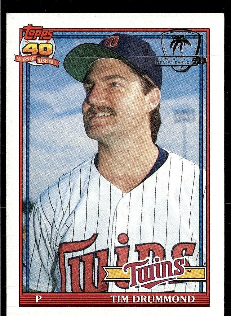 1991 Topps Baseball Tim Drummond #46