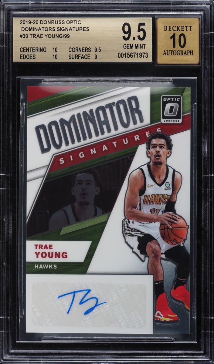 2019 Donruss Optic Basketball Trae Young #DS-TYG BGS 9