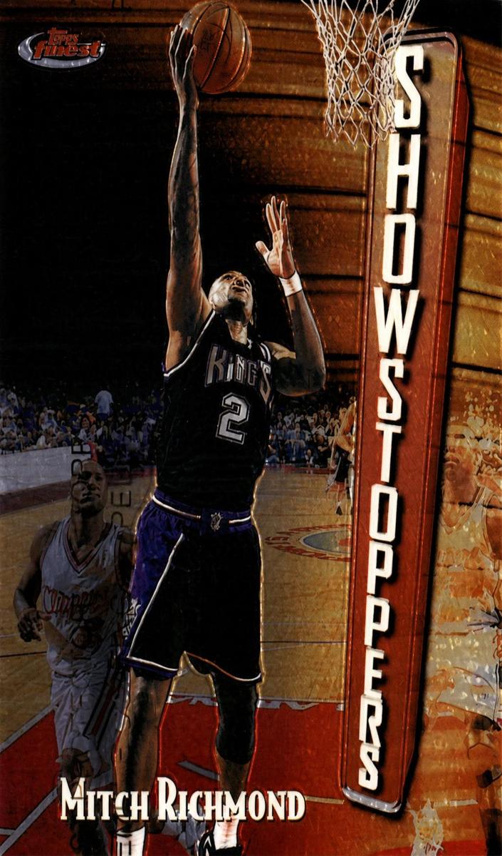 1997 Topps Finest Basketball Mitch Richmond #180