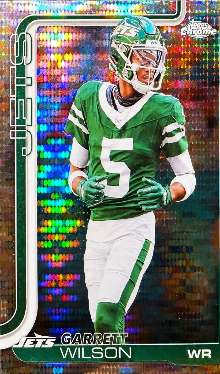 2025 Topps Chrome Football Pulsar Refractor Garrett Wilson #235
