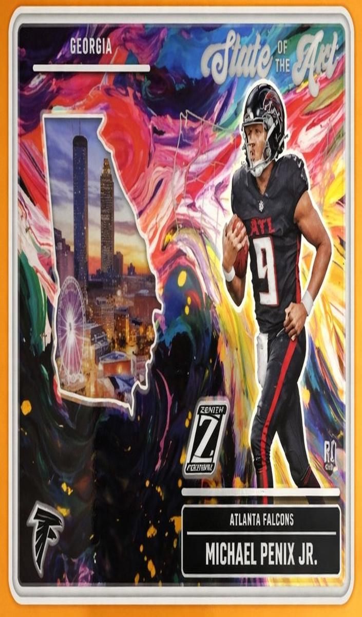 2024 Panini Zenith Football Orange Michael Penix Jr. #13