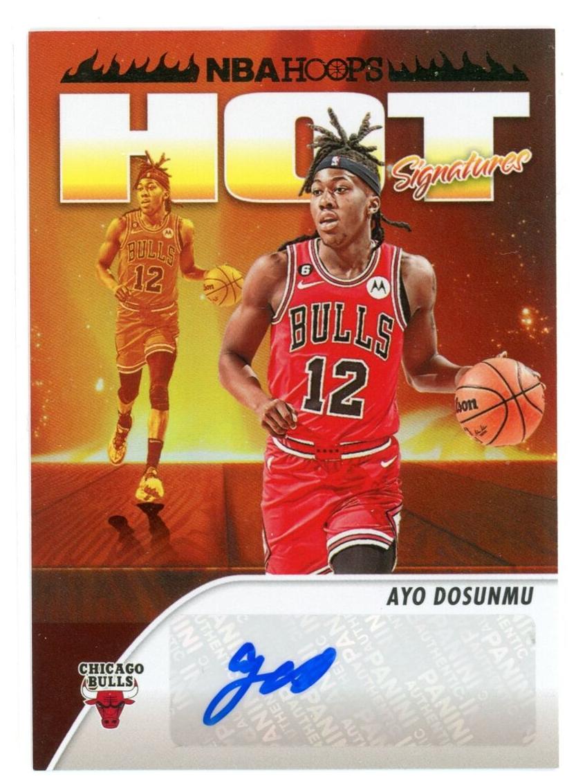 2023 Panini Hoops Basketball Ayo Dosunmu #HS-AYO BGS 9