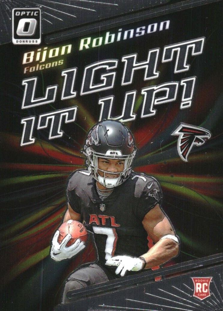 2023 Donruss Optic Football Bijan Robinson #LU-BR PSA 9