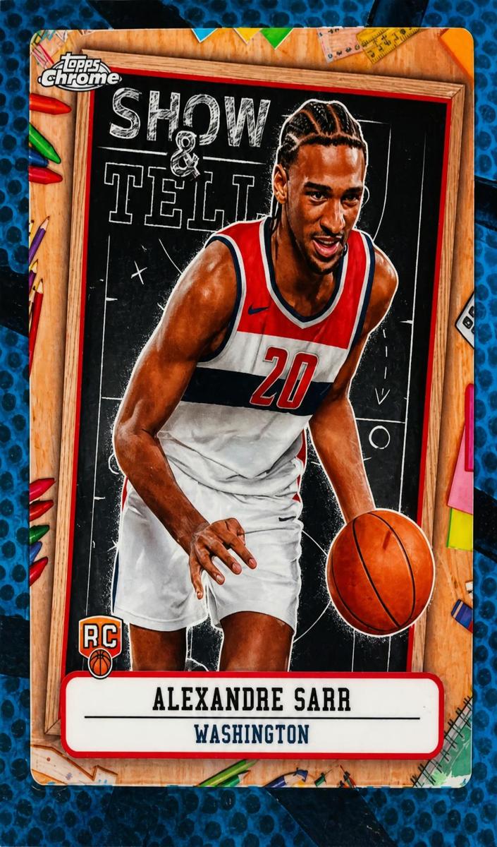 2024 Topps Chrome Basketball Alexandre Sarr #ST-12