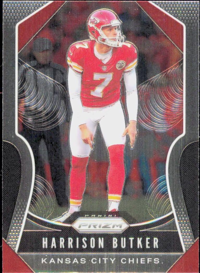 2019 Panini Prizm Football Harrison Butker #215 SGC 9