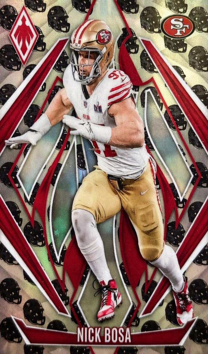 2024 Panini Phoenix Football Team Helmet Nick Bosa #114