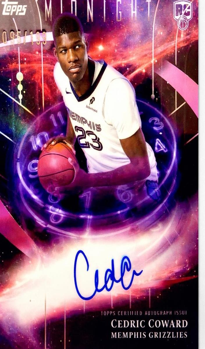 2025 Topps Midnight Basketball Twilight Cedric Coward #SMR-CC