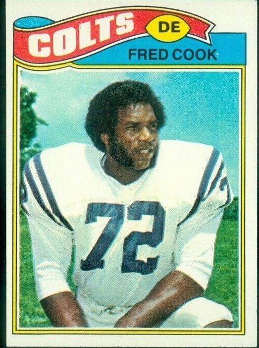 1977 Topps Football Fred Cook #53