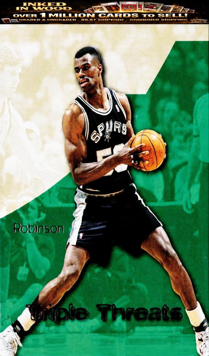 1996 Skybox Premium Basketball Rubies David Robinson #TT6