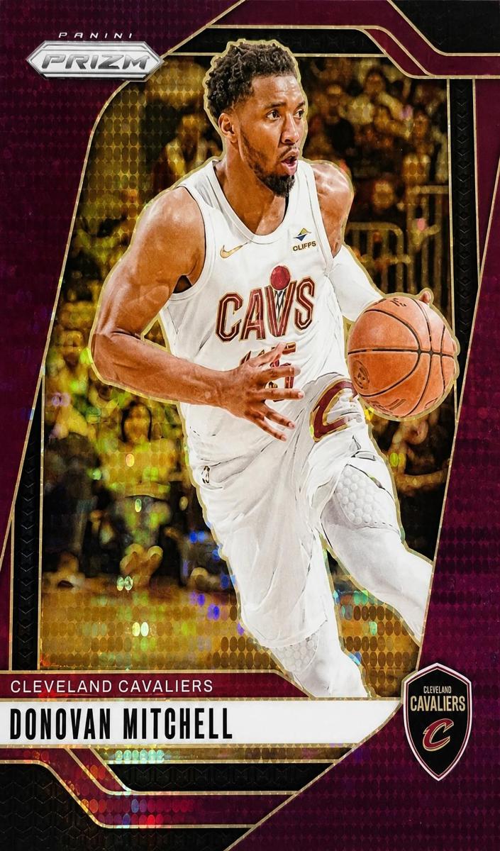 2024 Panini Prizm Basketball Purple Pulsar Donovan Mitchell #155