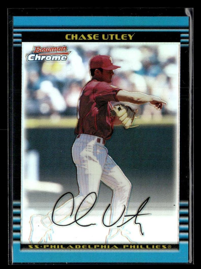 2002 Bowman Chrome Baseball Refractor Chase Utley #241