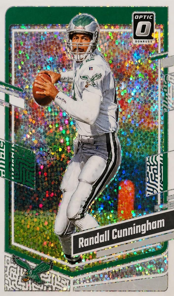 2023 Donruss Optic Football White Sparkle Randall Cunningham #159