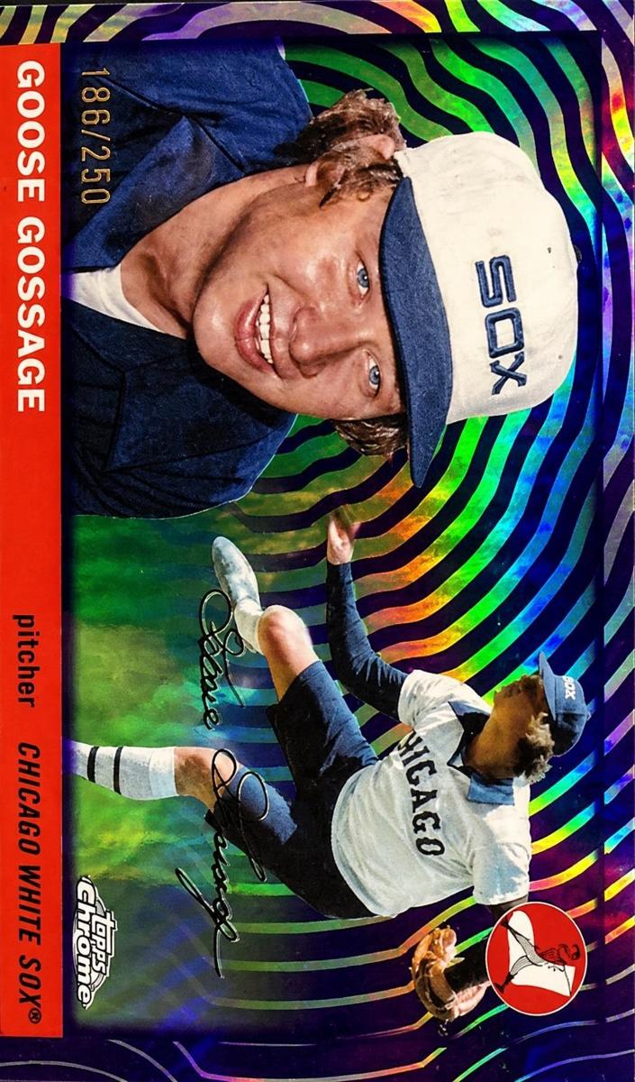2025 Topps Chrome Platinum Baseball Vibrations Refractor Goose Gossage #442