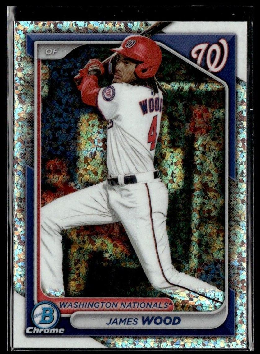 2024 Bowman Chrome Prospects Baseball Speckle James Wood #BCP-91