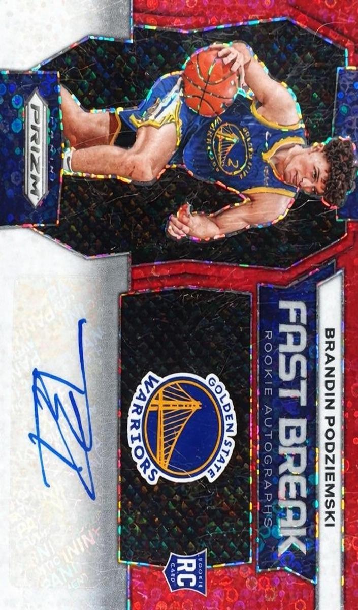 2023 Panini Prizm Basketball Red Brandin Podziemski #FBR-POD