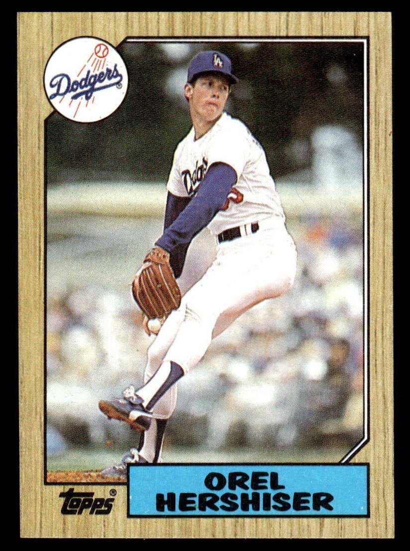 1987 Topps Baseball Orel Hershiser #385 PSA 10