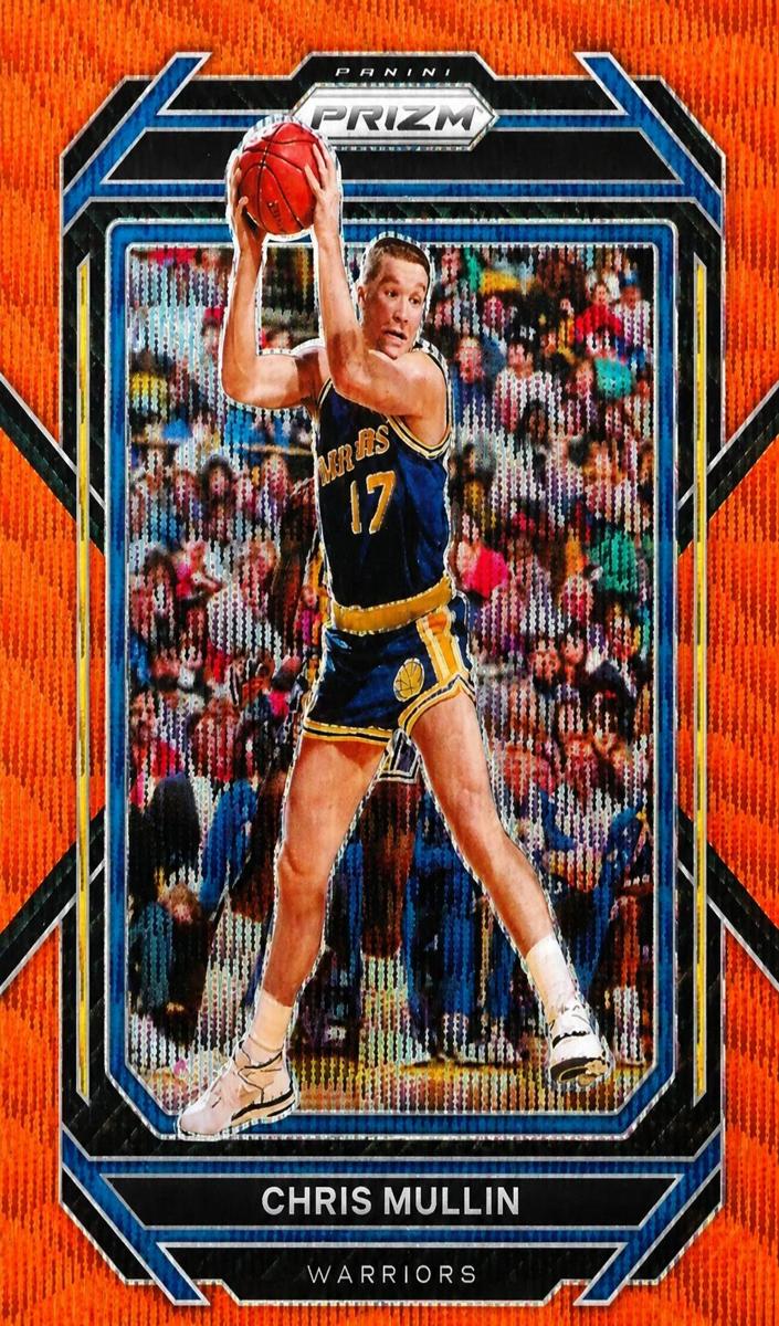2022 Panini Prizm Basketball Orange Wave Chris Mullin #295