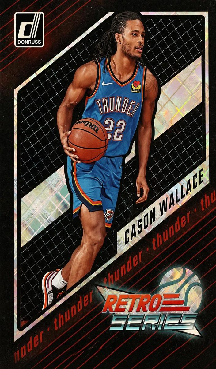 2023 Panini Donruss Basketball Diamond Cason Wallace #9