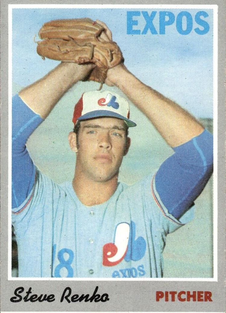 1970 Topps Baseball Steve Renko #87