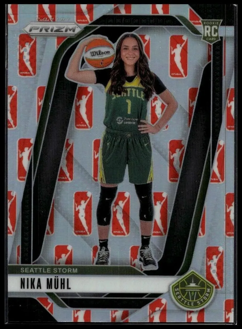2024 Panini Prizm WNBA Basketball WNBA Logo Nika Muhl #146