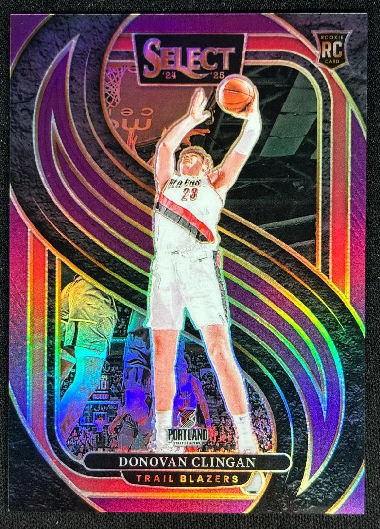 2024 Panini Select Basketball Purple Donovan Clingan #199