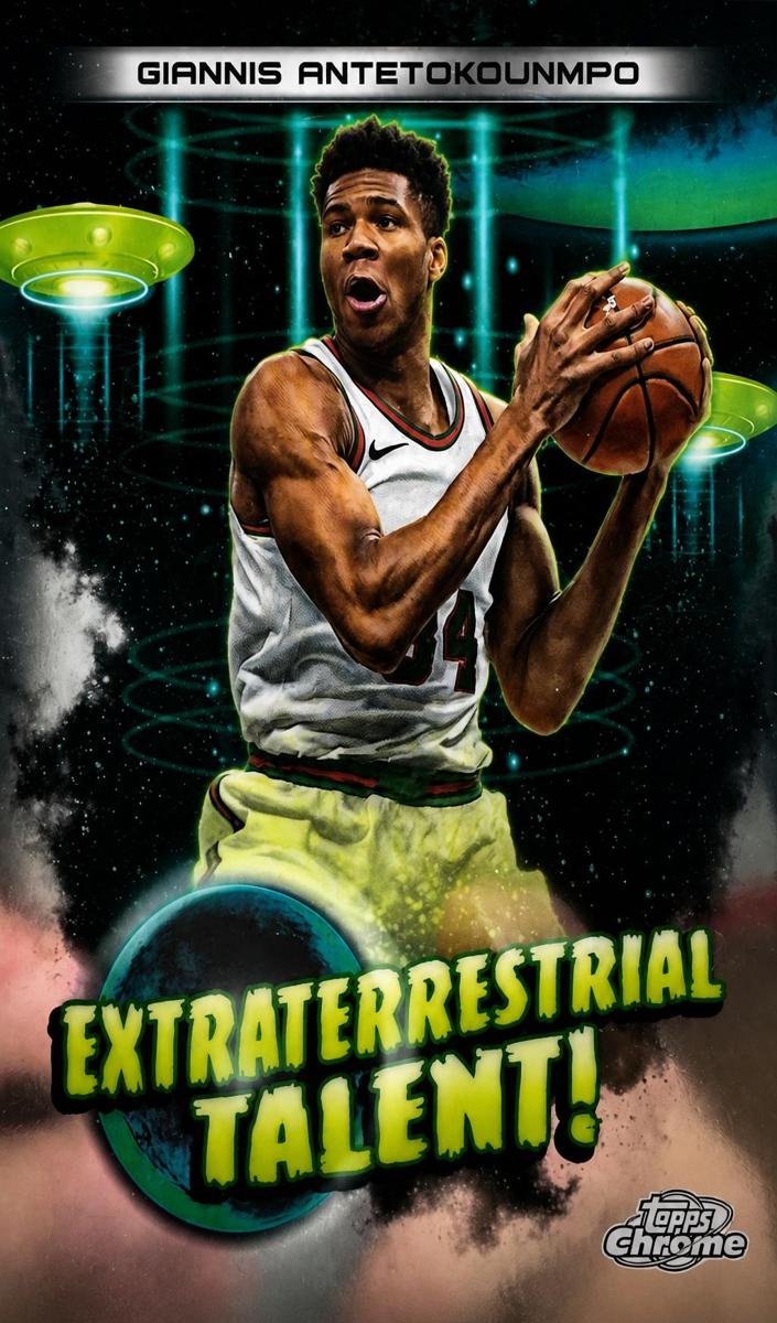 2023 Topps Cosmic Chrome Basketball Giannis Antetokounmpo #ET-8