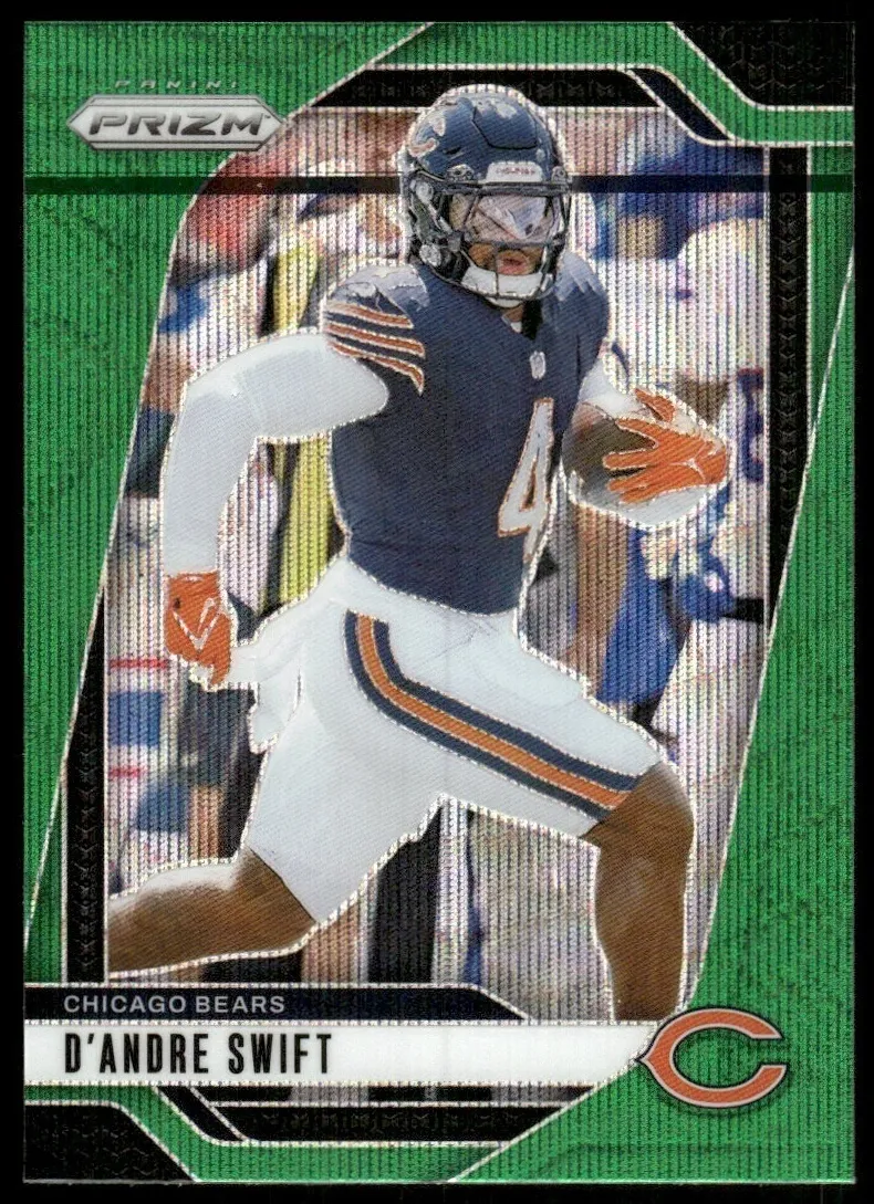 2024 Panini Prizm Football Green Wave D'Andre Swift #47
