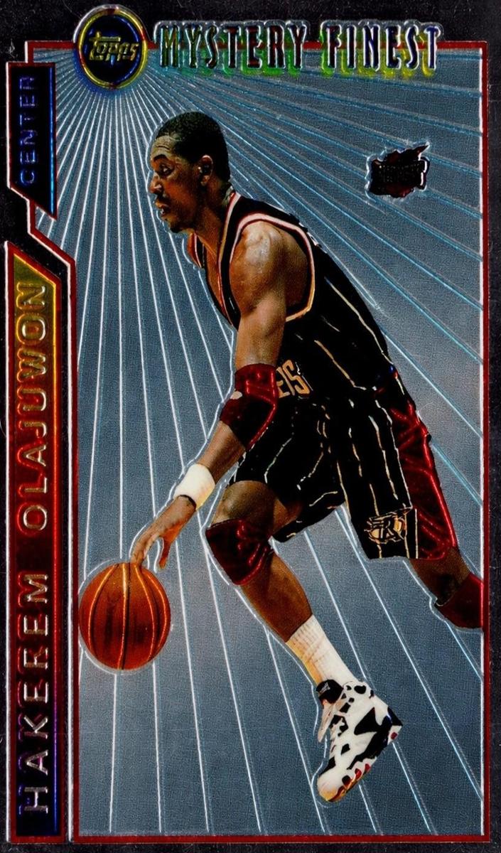 1996 Topps Basketball Hakeem Olajuwon #M19 PSA 8.5