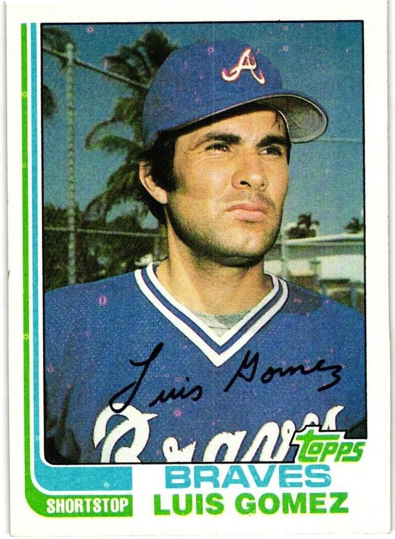 1982 Topps Baseball Luis Gomez #372 PSA 8