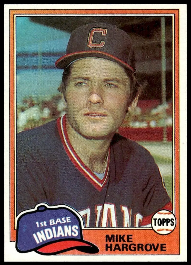 1981 Topps Baseball Mike Hargrove #74 PSA 9