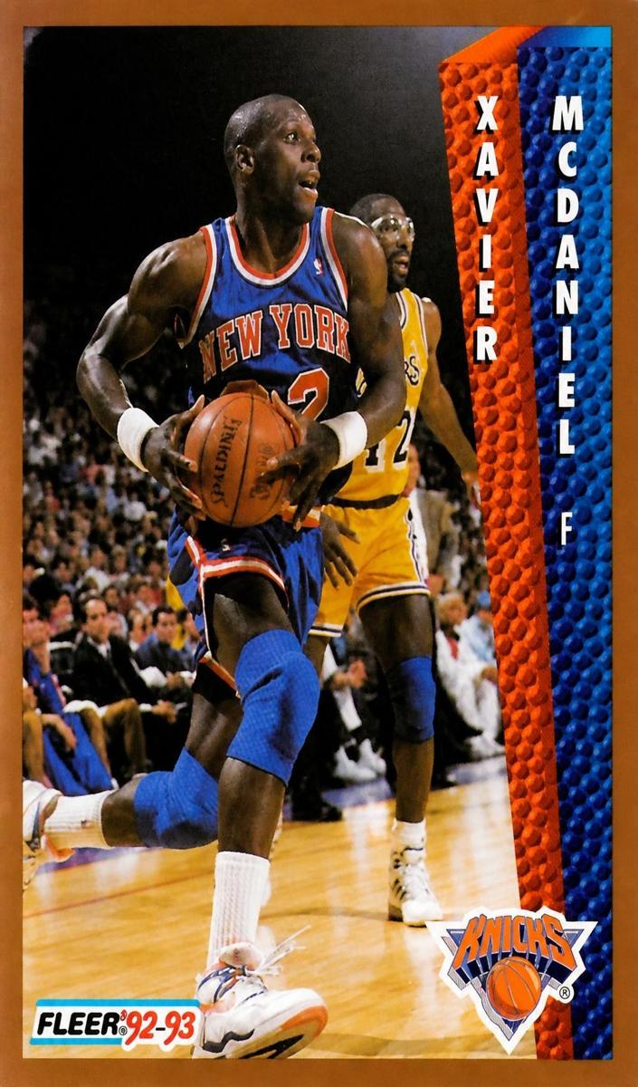1992 Fleer Basketball Xavier McDaniel #153 PSA 9