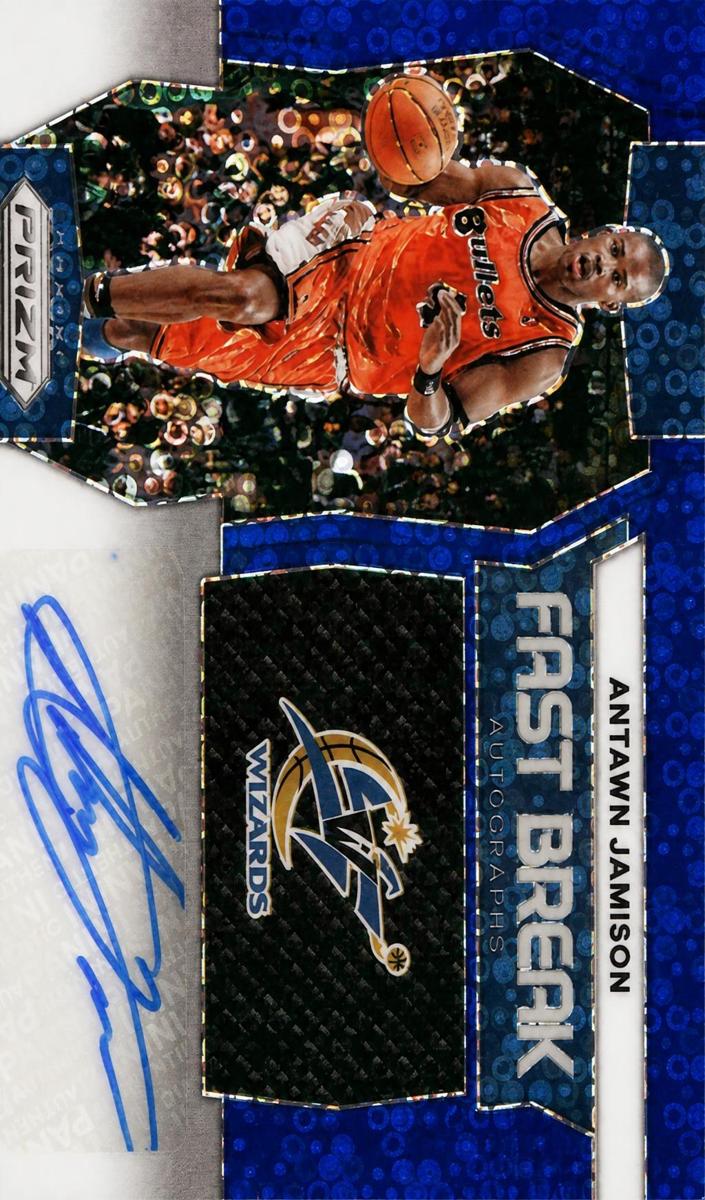 2023 Panini Prizm Basketball Blue Antawn Jamison #FB-AJW