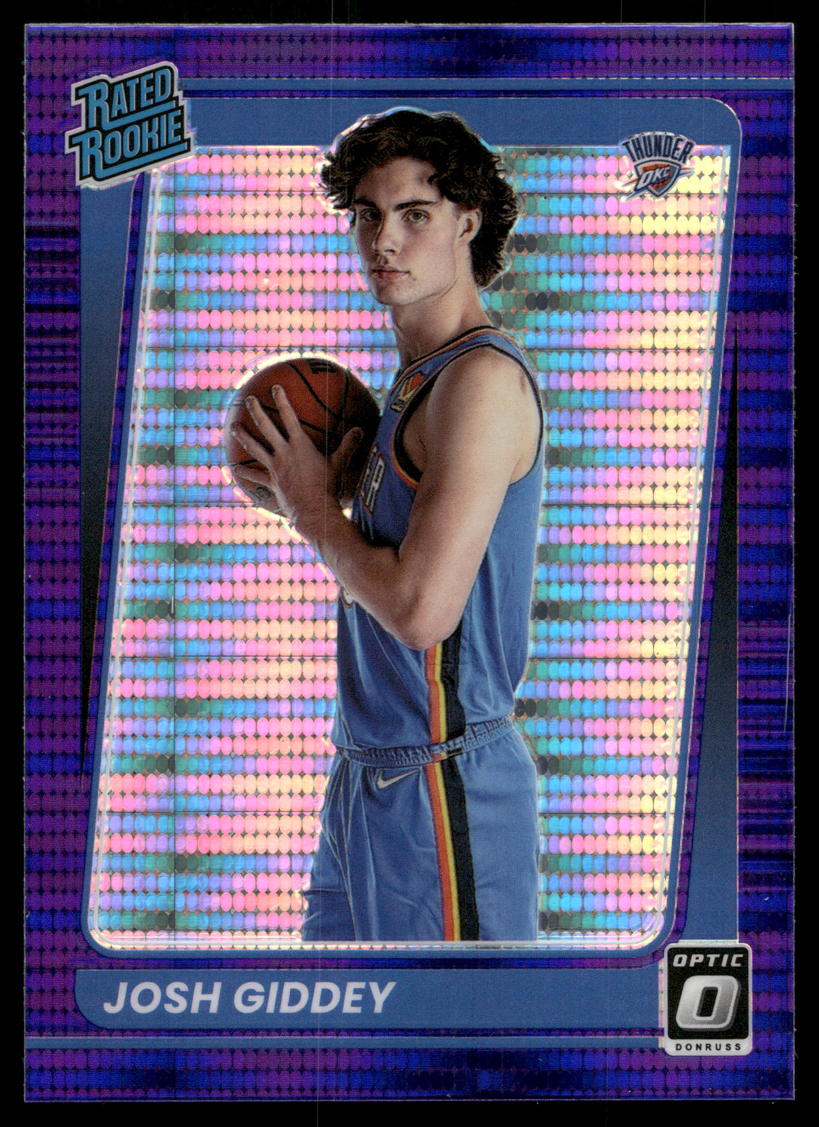 2021 Donruss Optic Basketball Purple Pulsar Josh Giddey #152