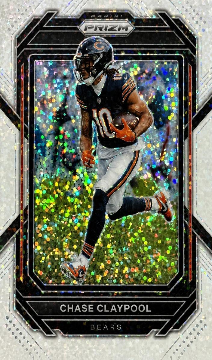 2022 Panini Prizm Football White Sparkle Chase Claypool #247