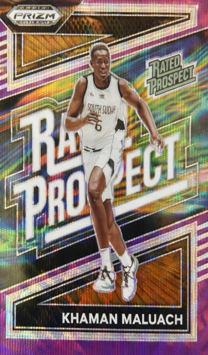 2024 Panini Prizm Draft Picks Basketball Khaman Maluach #16