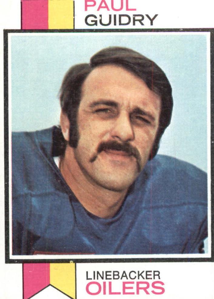 1973 Topps Football Paul Guidry #283 PSA 7.5