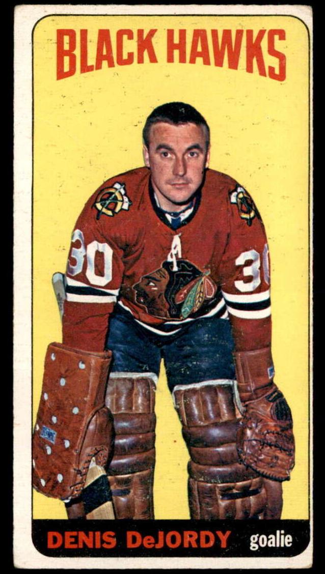 1964 Topps Hockey Denis DeJordy #22
