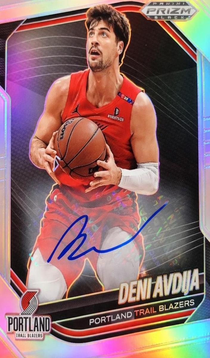 2024 Panini Prizm Black Basketball Silver Deni Avdija #78
