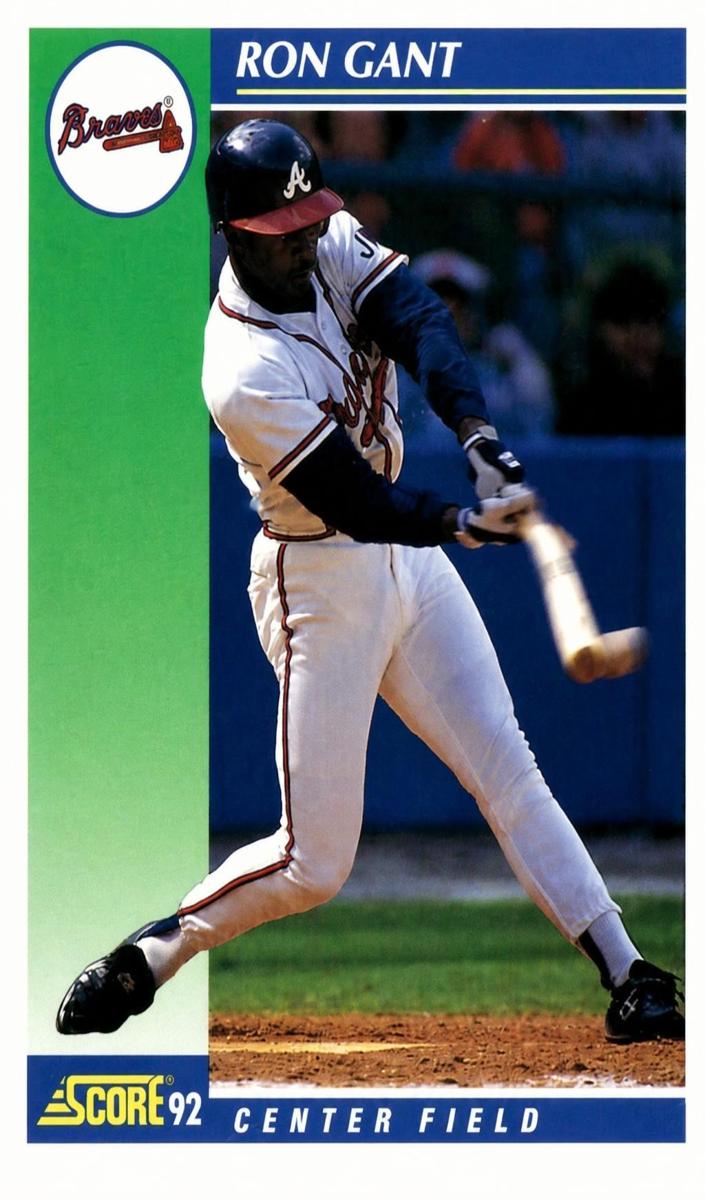 1992 Score Baseball Ron Gant #25
