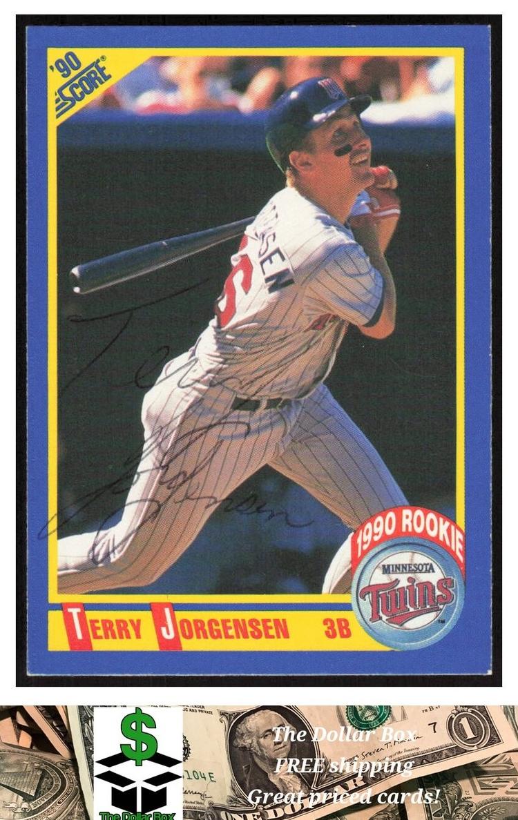 1990 Score Baseball Terry Jorgensen #655