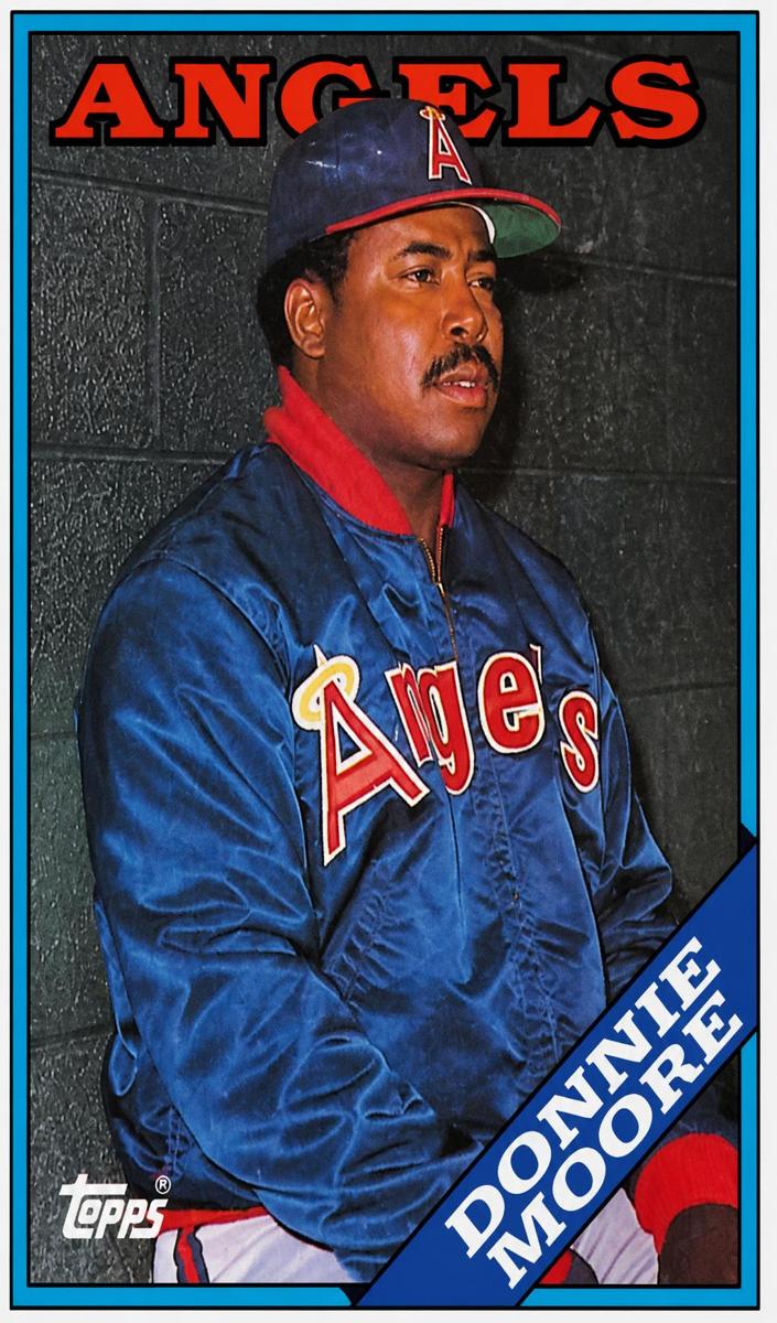 1988 Topps Baseball Donnie Moore #471 PSA 8.5