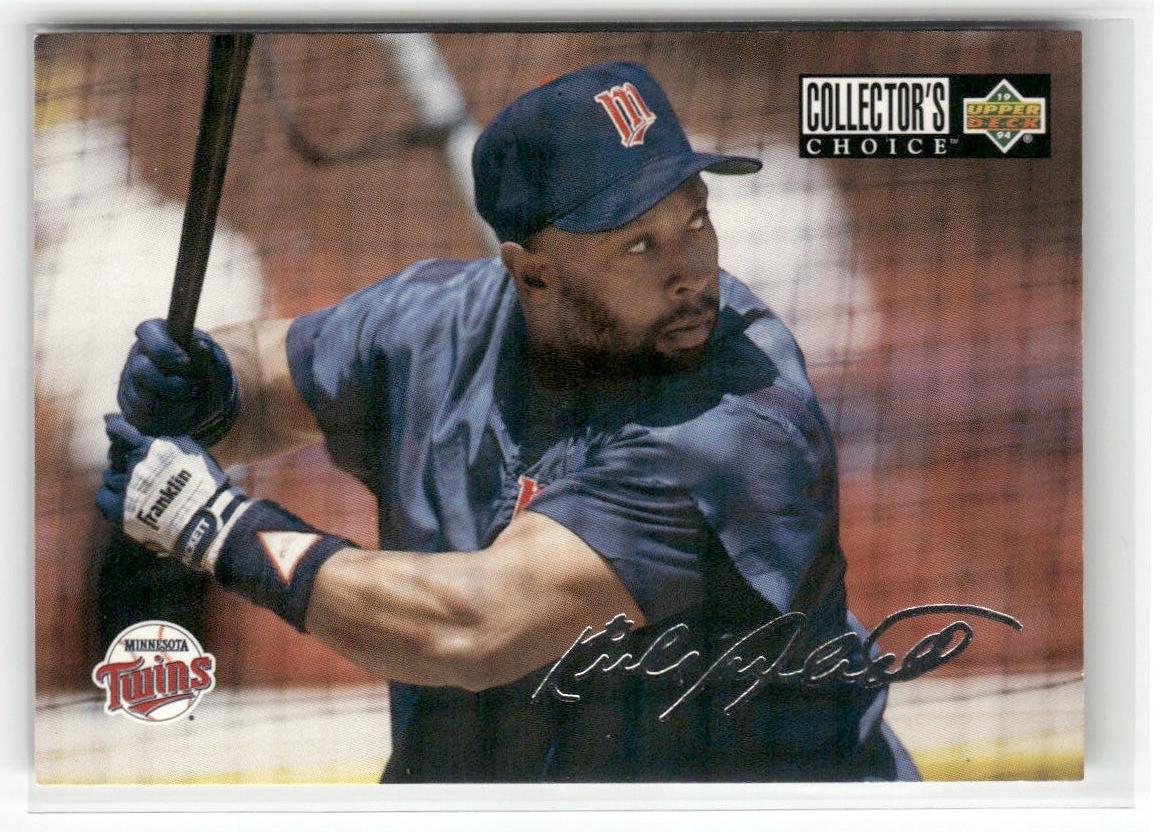 1994 Upper Deck Collector's Choice Baseball Silver Signature Kirby Puckett #353 PSA 9